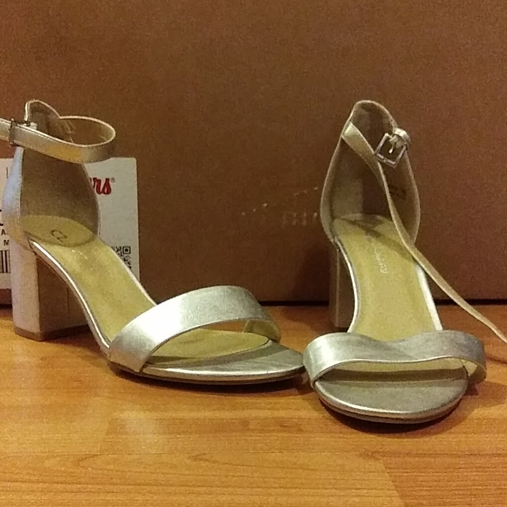 Silver heels